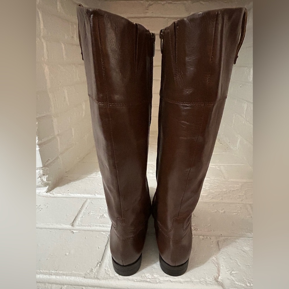 NWT Enzo Angiolini Ellerby Brown Boots 7 1/2 - Picture 5 of 9